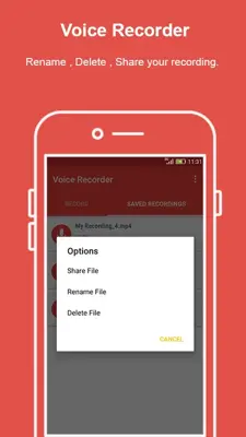 Voice Recorder - Audio Recorder android App screenshot 0