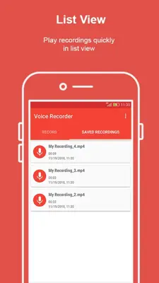 Voice Recorder - Audio Recorder android App screenshot 1